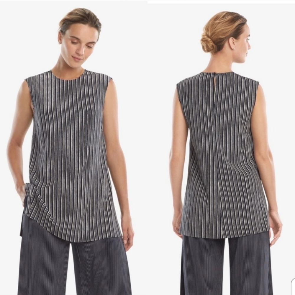 MM Lafleur Nell Top Sleeveless Striped Modern XS